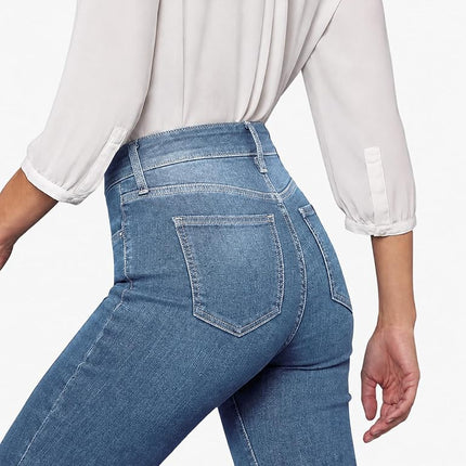 NYDJ Women's Marilyn Straight Jeans, Heyburn Wash, 00 Petite
