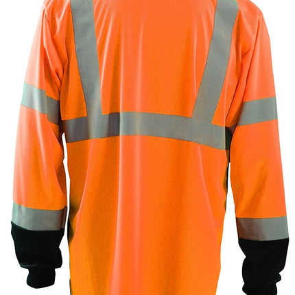 OccuNomix LUX-SSETP2B-Y5X Classic Standard Short Sleeve Wicking Birdseye T-Shirt, Class 2, 100% ANSI Wicking Polyester Birdseye, 5X-Large, Yellow (High Visibility)