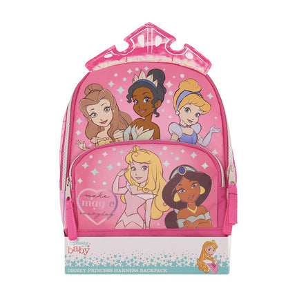 Disney Baby Harness Backpack with Tether for Kids, Princess, 25.40 cm