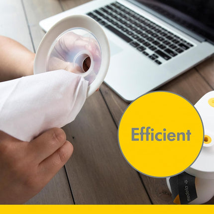 Lingettes Medela Quick Clean pour tire-lait et accessoires, 90 unités, 3 paquets de 30 unités, refermables, nettoyage pratique et hygiénique en déplacement pour les tables, les comptoirs, les chaises et plus encore