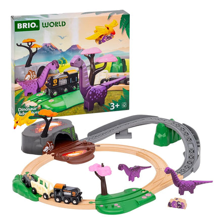 BRIO World 36094 Dinosaur Adventure Train Set 21 P