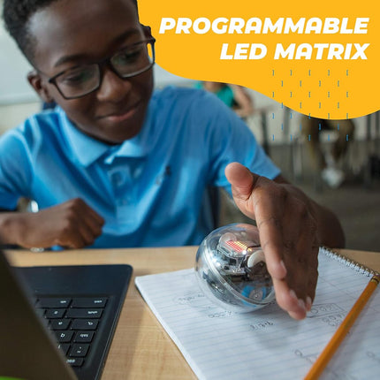 Sphero BOLT: App-Enabled Robotic Ball, STEM Learning and Coding Toy for Kids, Programmable LED Matrix, Bluetooth Connection, Learn Javascript and Scratch, Swift Playground Compatible