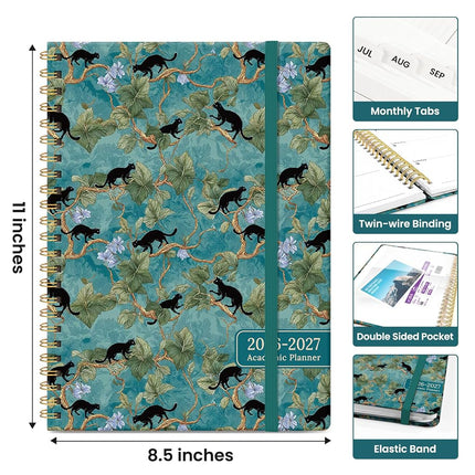 Planner 2026-2027, Jul 2026-Jun 2027 Monthly & Weekly Planner Calendar
