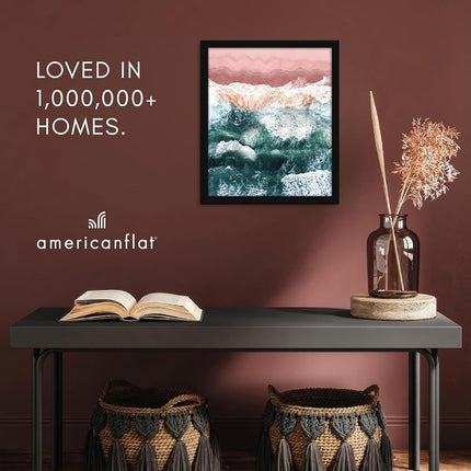 Americanflat 12x17 Picture Frame with Polished Plexiglass - Epic Collection - Gallery Wall Frames with Engineered Wood - Photo Frame for Wall Display - Black
