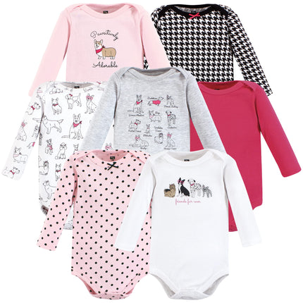 Hudson Baby unisex-baby Cotton Long-sleeve Bodysui