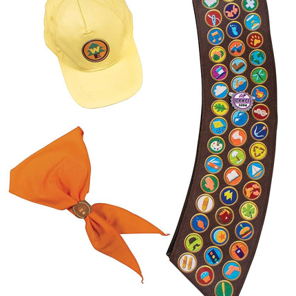 Disguise Men's Disney Pixar Up Russell Costume Accessory Kit, Adult Size, Multicolor