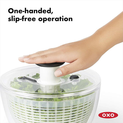 OXO Good Grips Salad Spinner, 4.0 Litre, Dishwasher Safe