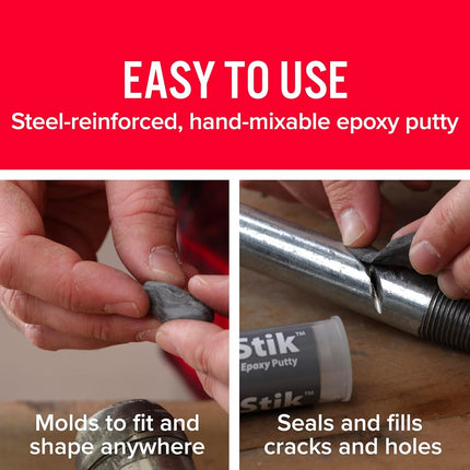 J-B Weld 8267UK SteelStik Epoxy Putty, dark grey