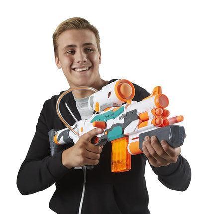Nerf Modulus Tri-Strike Blaster - Create 3 Different Blasters - Fire Elite, Mega, or Rocket Darts - Comes with Barrel, Stock, Darts
