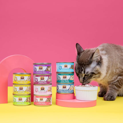 Weruva Classic Cat Food, Variety Pack, Frisky Fishin' Friends Wet Cat Food, 5.5oz Cans (Pack of 24)
