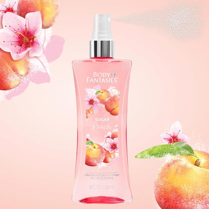 Sugar Peach by Body Fantasies for Women - 8 oz Body Spray