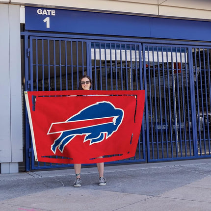 NFL Los Angeles Rams 3-Foot by 5-Foot Single Sided Banner Flag with Grommets