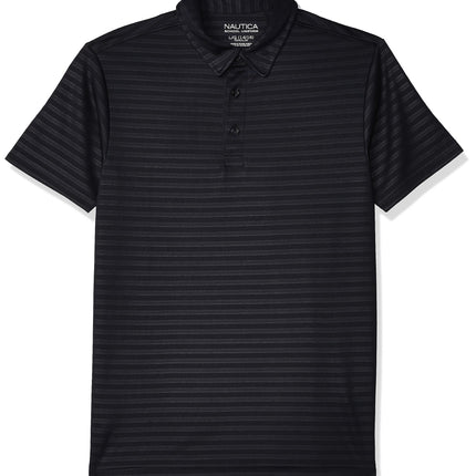 Nautica Boys' Active Short Sleeve Performance Embo