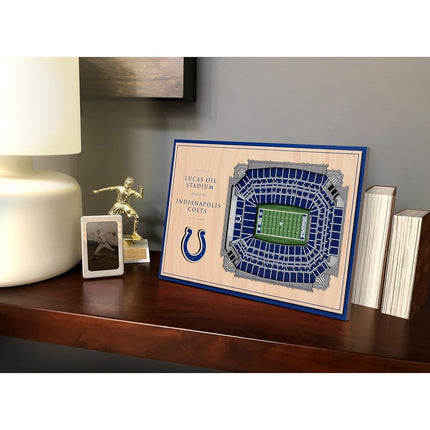 YouTheFan NFL Indianapolis Colts 3D StadiumViews Desktop Display - Lucas Oil Stadium