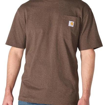 Carhartt Men's Iconic K87 Pocket T-Shirt, Dark Clo