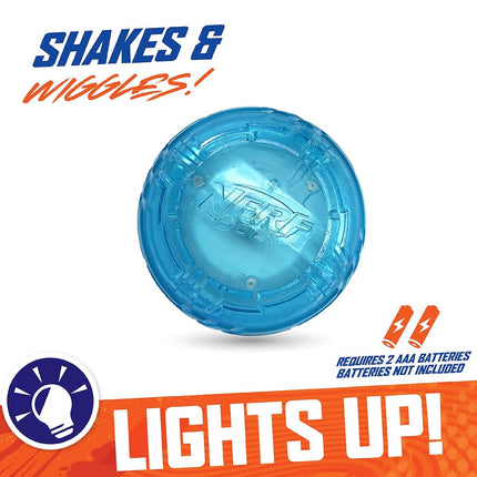 Nerf Dog 3.5in Wiggle Ball -Blue, (NF-4082)
