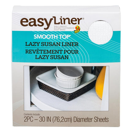 Duck Brand Smooth Top EasyLiner Lazy Susan Liner K