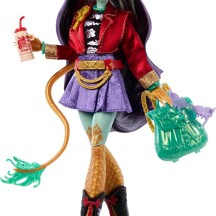 Monster High Jinafire Long Doll with Pet Dog