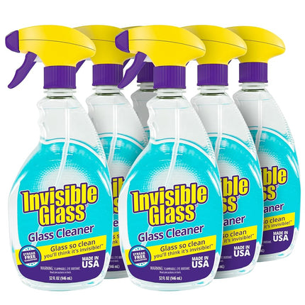 Invisible Glass Premium Glass Cleaner - 32 oz 6 Bottle Pack, 92196-6PK by Invisible Glass
