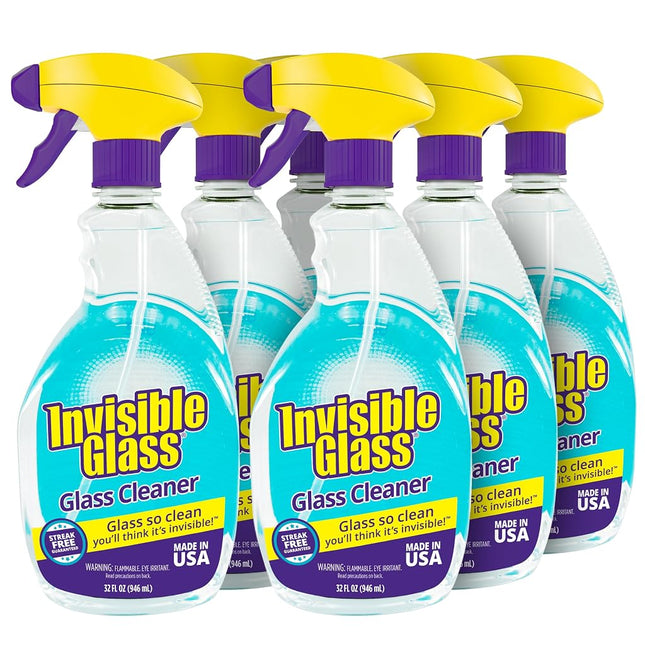 Invisible Glass Premium Glass Cleaner - 32 oz 6 Bottle Pack, 92196-6PK by Invisible Glass