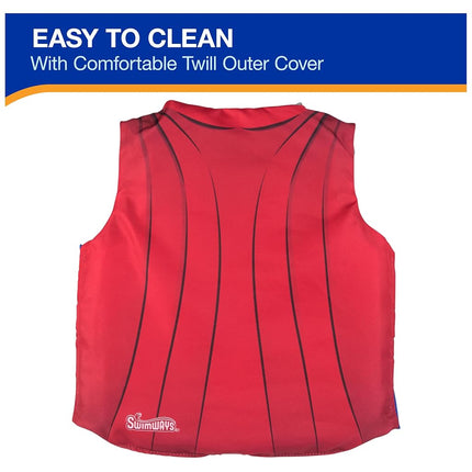 SwimWays DC Swim Training Life Jacket, US Coast Guard Approved Life Jacket, Kids Life Jacket, Pool Floats and Vests