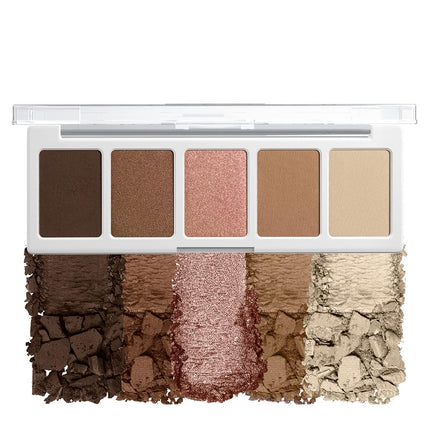 Wet n Wild, Color Icon 5-Pan Palette, Eyeshadow Palette, 5 Richly Pigmented Colors for Everyday Makeup, Long-Lasting and Easy to Blend Formula, Walking On Eggshells