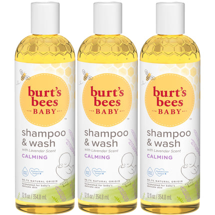 Burt's Bees Baby Bee Shampoo and Wash, Calming, 12