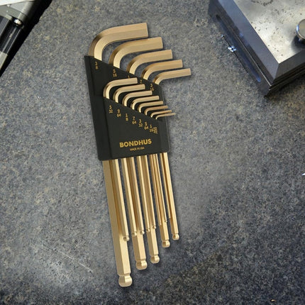 Bondhus BLX13G GoldGuard Ballpoint L-Wrench Set - 37937