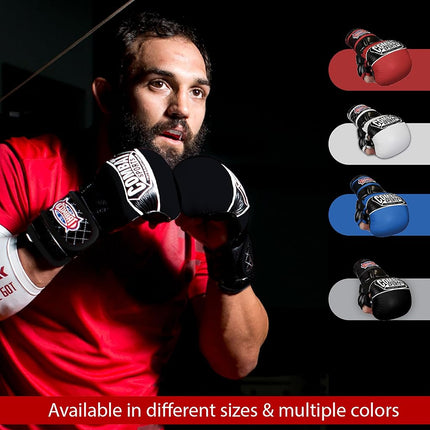 Combat Sports Max Strike MMA Training Gloves (Blue, Regular)