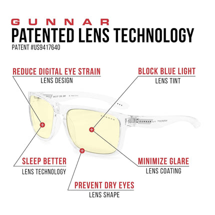 GUNNAR - Spider-Man: Miles Morales Edition Gaming and Computer Glasses - Blocks 65% Blue Light - Enigma, Amber Tint