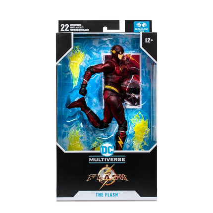 McFarlane Toys, DC Multiverse 7-inch The Flash Batman Costume Action Figure, Collectible DC The Flash Movie Figure with Unique Collector Character Card – Ages 12+