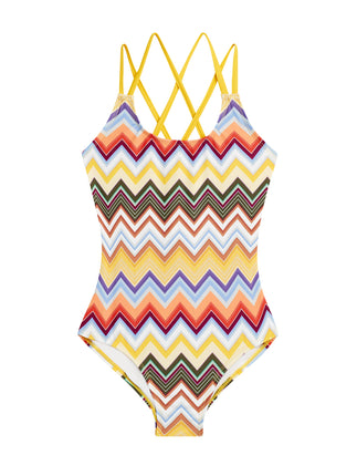 Kanu Surf Girls' Reese UPF 50 Beach Sport Criss-Cr
