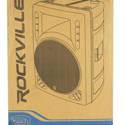 Rockville RPG10BT 10" Powered 600W DJ PA Speaker Bluetooth, USB, SD, Remote