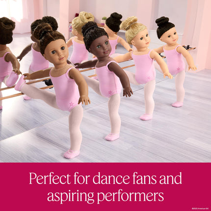 American Girl, Truly Me #127 Doll & Dance All Day Set, with Hazel Eyes, Curly Dark-Brown Hair, Very Deep Skin, Ages 6+