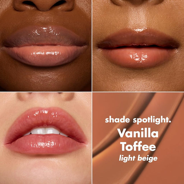 e.l.f. Glow Reviver Melting Lip Balm, Hydrating Tinted Lip Balm For A Glossy Finish & Soft, Supple Lips, Vegan & Cruelty-Free, Vanilla Toffee