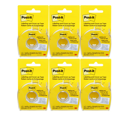 Post-it 658 Labeling & Cover-Up Tape, Non-Refillab