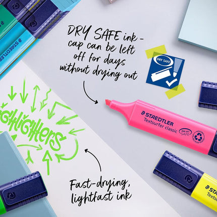 Staedtler Textsurfer Classic Highlighters - 20 pcs in Assorted Colours
