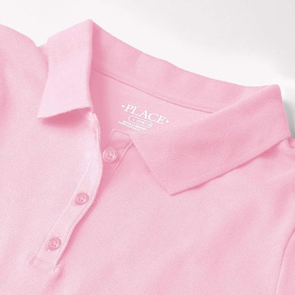 Polo piqué uniforme The Children's Place pour filles, Sparklpink, XXL 16 US