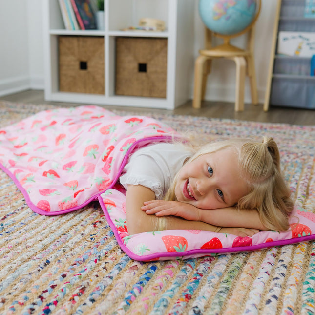 Alfombrilla de peluche para dormir Wildkin para niños pequeños, niños y niñas, la mejor alfombrilla de peluche para dormir para niños, perfecta para guarderías y preescolar, incluye una manta adjunta, suave y
