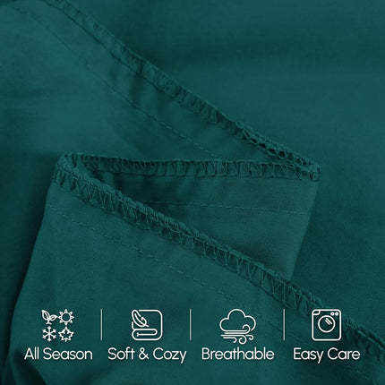 Elegant Comfort Luxury Ultra-Soft 1-Piece Pillowcase Set - 1500 Premium Hotel Quality Microfiber Double Brushed - Wrinkle Resistant, Body Pillowcase Size, Marine Teal