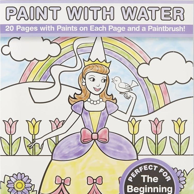 Paint with Water - Princess: Activity Books - Coloring/Painting/Stickers