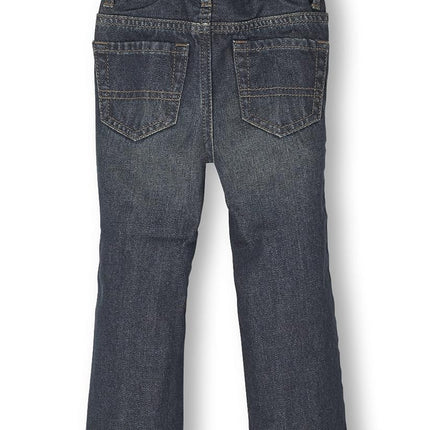The Children's Place Baby Boys and Toddler Multipack Basic Bootcut Jeans, Dry Indigo, 18-24 Months