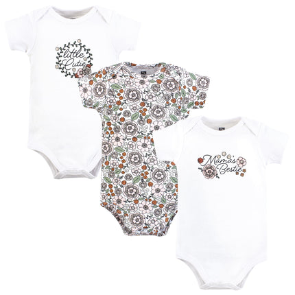 Hudson Baby Unisex Baby Cotton Bodysuits, Mamas Be