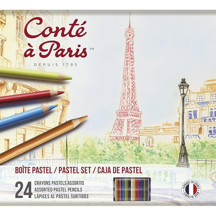 Conte a Paris Pastel Pencil Set - Assorted ,Black/
