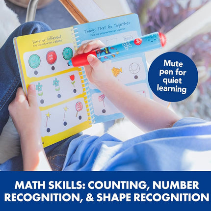 Educational Insights Hot Dots Pete The Cat Preschool Reading & Math - Preschool Learning Activities for Kids Ages 4+