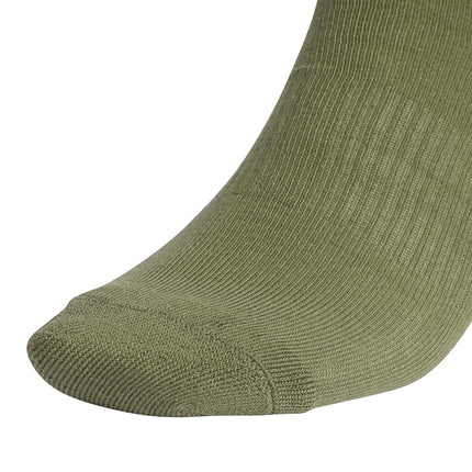 adidas Mens Athletic Cushioned Crew Socks With Arch Compression for a Secure Fit (6-pair) Crew Sock (pack of 6), Olive Strata Green/Dark Blue/Carbon Grey, L