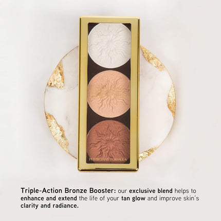 Physicians Formula Bronze Booster Highlight & Contour Palette, Matte Sculpting Palette, 0.3 Ounce