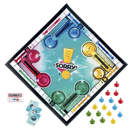 Hasbro Gaming Sorry! Juego de Mesa Familiar de Parker Brothers para 2 a 4 Jugadores de 6 Años en Adelante (Exclusivo de Amazon)