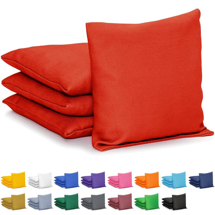 GoSports Cornhole Bean Bags Set of 4 - Regulation All Weather - Classic Red