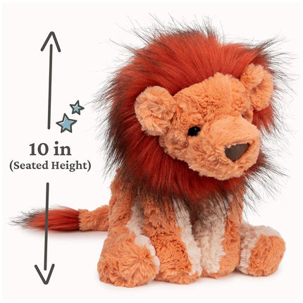 GUND Cozys Collection Lion Plush Stuffed Animal for Ages 0 and Up, Orange/Red, 10"